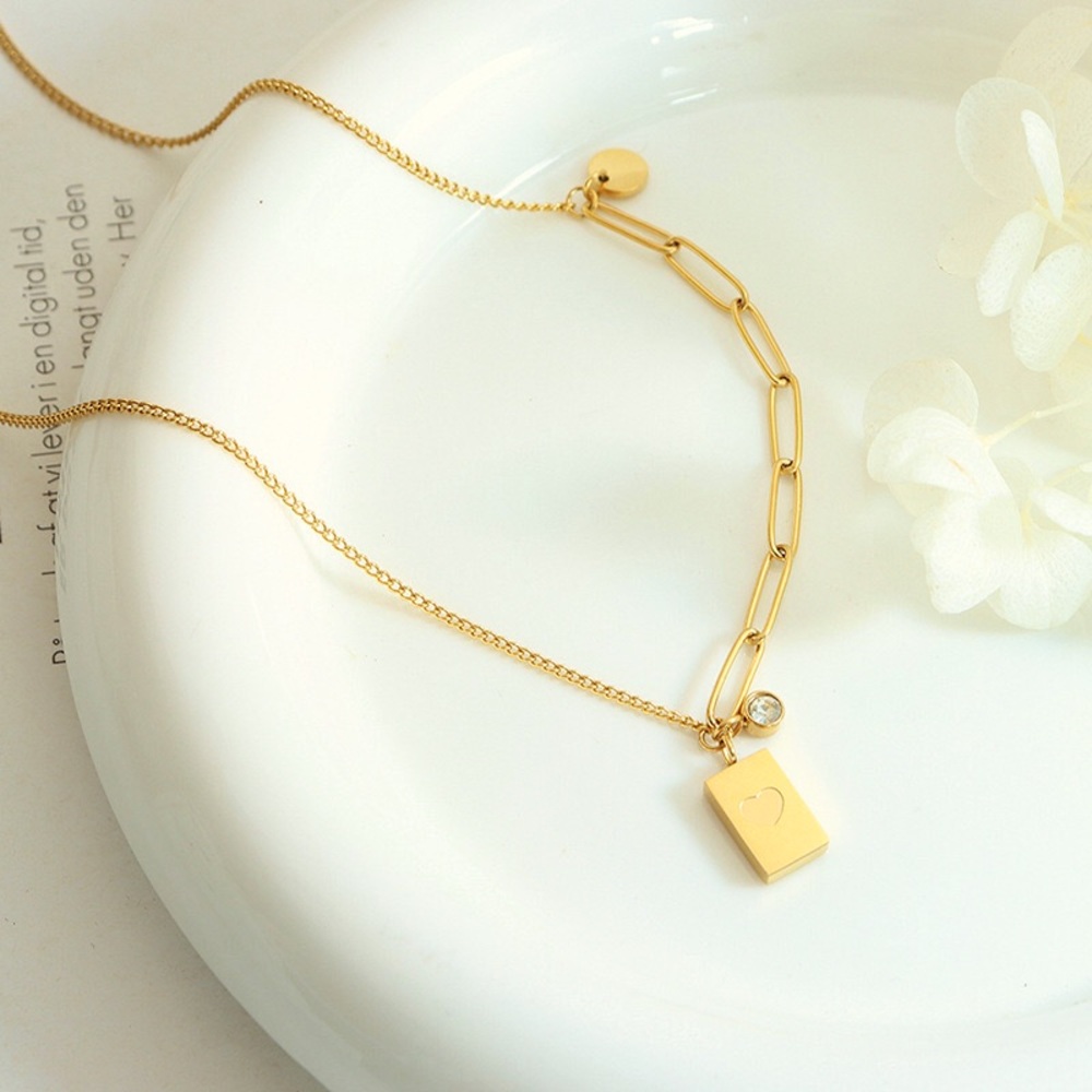 18k Gold Plated Mismatched Necklaces